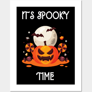 It's Spooky Time Halloween Posters and Art